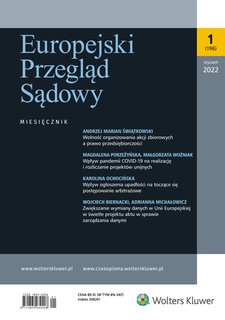 e-prasa: Europejski Przegląd Sądowy – 1/2022