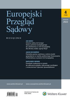 e-prasa: Europejski Przegląd Sądowy – 4/2022