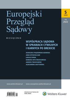 e-prasa: Europejski Przegląd Sądowy – 5/2022
