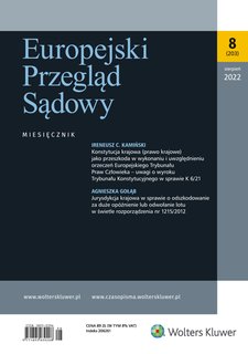 e-prasa: Europejski Przegląd Sądowy – 8/2022