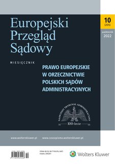e-prasa: Europejski Przegląd Sądowy – 10/2022