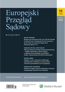 e-prasa: Europejski Przegląd Sądowy – 11/2022