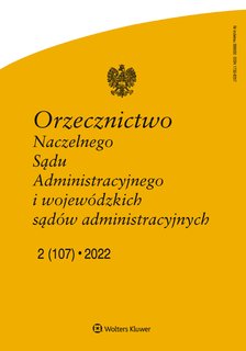 e-prasa: Orzecznictwo Naczelnego Sądu Administracyjnego i WSA – 2/2022