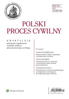 e-prasa: Polski Proces Cywilny – 3/2022