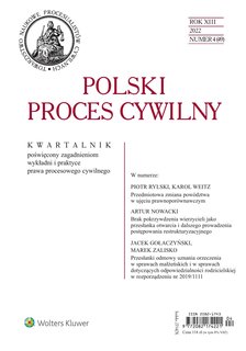 e-prasa: Polski Proces Cywilny – 4/2022