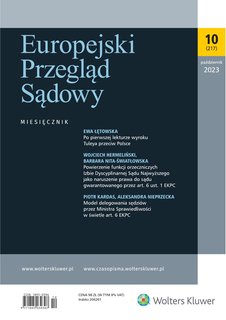 e-prasa: Europejski Przegląd Sądowy – 10/2023