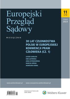 e-prasa: Europejski Przegląd Sądowy – 11/2023