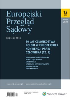 e-prasa: Europejski Przegląd Sądowy – 12/2023
