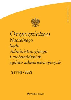 e-prasa: Orzecznictwo Naczelnego Sądu Administracyjnego i WSA – 3/2023