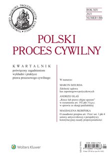 e-prasa: Polski Proces Cywilny – 1/2023