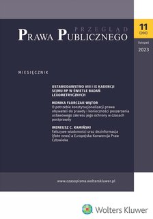 e-prasa: Przegląd Prawa Publicznego – 11/2023