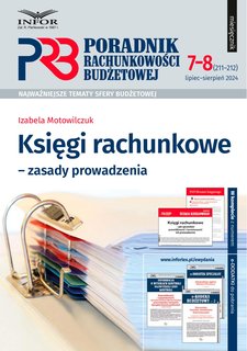e-prasa: Poradnik Rachunkowości Budżetowej – 7-8/2024