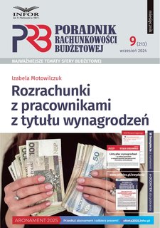 e-prasa: Poradnik Rachunkowości Budżetowej – 9/2024