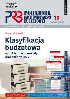 e-prasa: Poradnik Rachunkowości Budżetowej – 10/2024