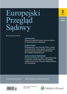 e-prasa: Europejski Przegląd Sądowy – 3/2024