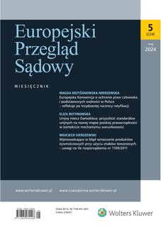 e-prasa: Europejski Przegląd Sądowy – 5/2024