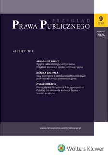 e-prasa: Przegląd Prawa Publicznego – 9/2024