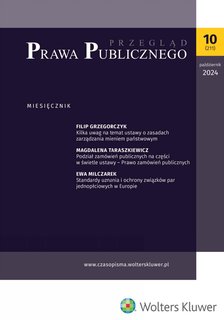 e-prasa: Przegląd Prawa Publicznego – 10/2024