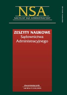 e-prasa: Zeszyty Naukowe Sądownictwa Administracyjnego – 5/2024