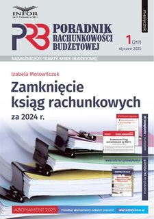 e-prasa: Poradnik Rachunkowości Budżetowej – 1/2025