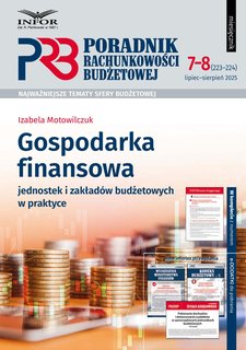 e-prasa: Poradnik Rachunkowości Budżetowej – 7-8/2025