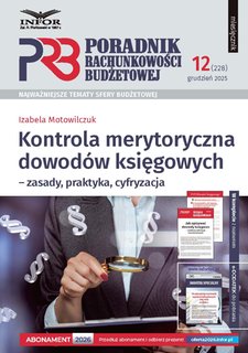 e-prasa: Poradnik Rachunkowości Budżetowej – 12/2025