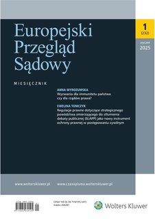 e-prasa: Europejski Przegląd Sądowy – 1/2025