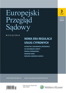 e-prasa: Europejski Przegląd Sądowy – 3/2025
