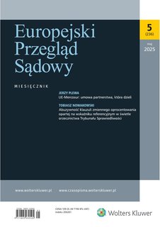 e-prasa: Europejski Przegląd Sądowy – 5/2025
