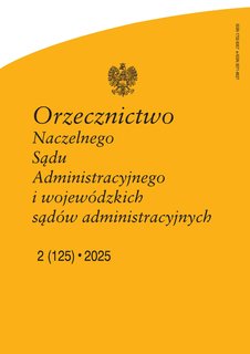 e-prasa: Orzecznictwo Naczelnego Sądu Administracyjnego i WSA – 2/2025