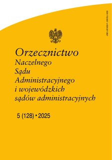 e-prasa: Orzecznictwo Naczelnego Sądu Administracyjnego i WSA – 5/2025