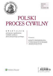 e-prasa: Polski Proces Cywilny – 1/2025