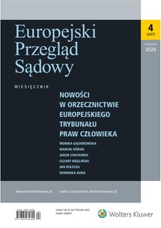 e-prasa: Europejski Przegląd Sądowy – 4/2026