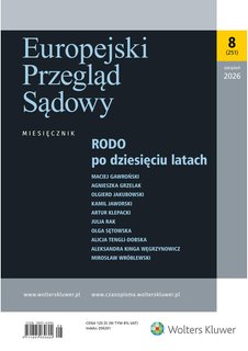 e-prasa: Europejski Przegląd Sądowy – 8/2026