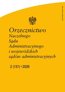 e-prasa: Orzecznictwo Naczelnego Sądu Administracyjnego i WSA – 2/2026