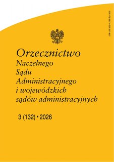 e-prasa: Orzecznictwo Naczelnego Sądu Administracyjnego i WSA – 3/2026