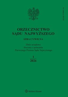 e-prasa: Orzecznictwo Sądu Najwyższego. Izba Cywilna – 1/2026