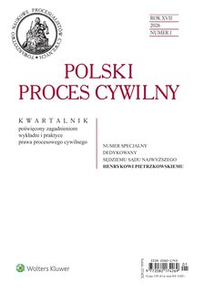 e-prasa: Polski Proces Cywilny – 1/2026