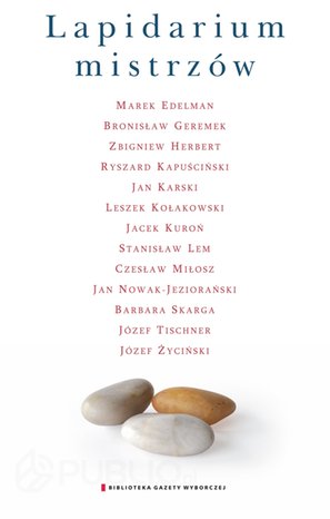 Lapidarium mistrzów – ebook