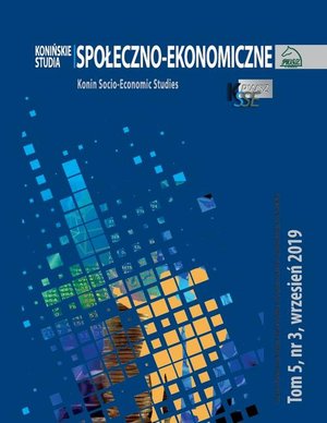 Konińskie Studia Społeczno-Ekonomiczne Tom 5 Nr 3 2019 – ebook