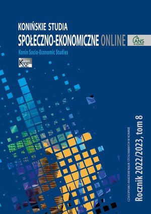 Konińskie Studia Społeczno-Ekonomiczne Rocznik 2022/2023 Tom 8 – ebook