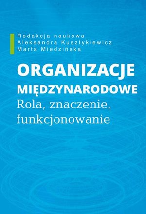 Organizacje międzynarodowe: Rola znaczenie funkcjonowanie – ebook