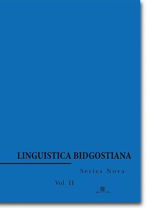 Linguistica Bidgostiana. Series nova. Vol. 2 – ebook