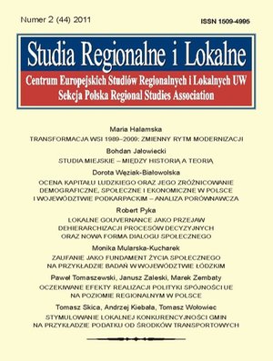 Studia Regionalne i Lokalne nr 2(44)/2011 – ebook