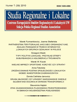 Studia Regionalne i Lokalne nr 1(39)/2010 – ebook