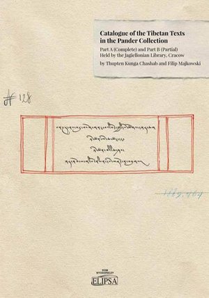Catalogue of the Tibetan Texts in the Pander Collection: Part A (complete) and Part B (Partial) Held by the Jagiellonian Library, Cracow – ebook