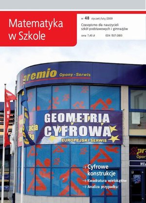 Matematyka w Szkole. Czasopismo dla nauczycieli szkół podstawowych i gimnazjów. Nr 48 – ebook