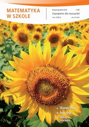 Matematyka w Szkole. Czasopismo dla nauczycieli. Nr 67 – ebook