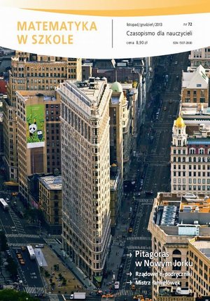 Matematyka w Szkole. Czasopismo dla nauczycieli. Nr 72 – ebook