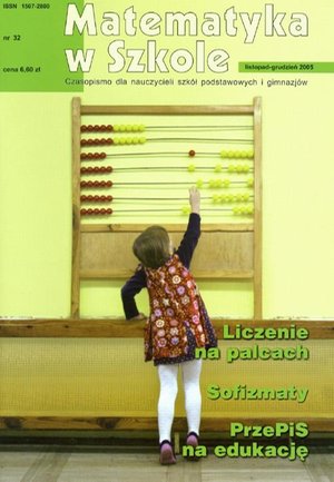 Matematyka w Szkole. Czasopismo dla nauczycieli szkół podstawowych i gimnazjów. Nr 32 – ebook